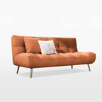 71 inch pink sleeper sofa bed ideal for small spaces with convertible design