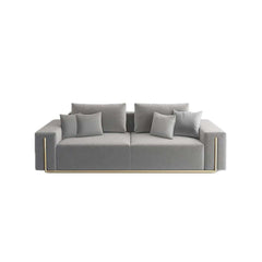 87-inch modern gray sofa for stylish living room