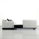 157" Modern Corner LShaped Sectional Sofa Cotton & Linen with Side Open Storage