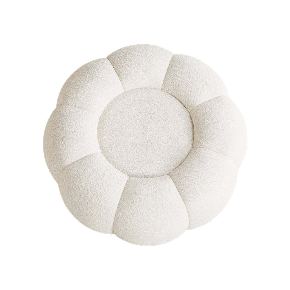 Versatile ottoman pouf suitable for relaxation and as a decor accent