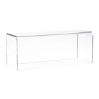 Durable 42.1 inch clear acrylic bench for minimalist entryway decor