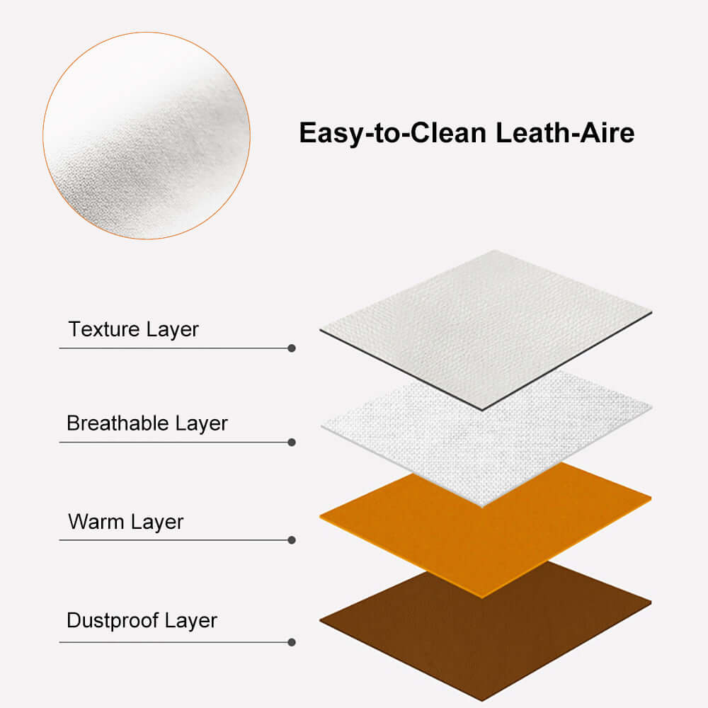 109 inch power reclining sleeper sofa bed in white LeathAire upholstery