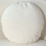 Modern White & Gold Velvet Curved Sofa for 3 Seaters with Pillows & Stainless Steel Base