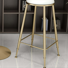 39.8 inch sleek white bar stool pair with backrests and footrests for kitchen