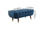 Chic Pink Velvet Ottoman Bench for Stylish End of Bed Seating