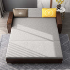 Sofa bed with foldable dining table and chairs in linen for 85 inch full sleeper sofa