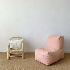 Cute Mini Rattan Armchair for Kids with Cozy Cushion