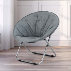 31.5 inch wide velvet papasan chair in luxurious design and comfortable seating