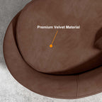 Pink velvet curved sofa with gold metal base, modern design, 63 inch length, includes toss pillow