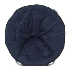 Elegant and comfortable 31.5 inch wide velvet papasan chair for stylish homes