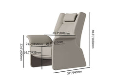 Adjustable backrest accent chair with modern design for contemporary home decor