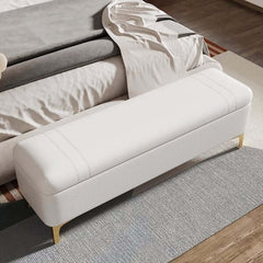 Elegant Contemporary Flip Top Storage Bench for Bedroom