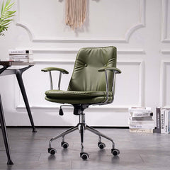 Black Nordic office chair with adjustable lifting and swivel mechanisms, ergonomic design